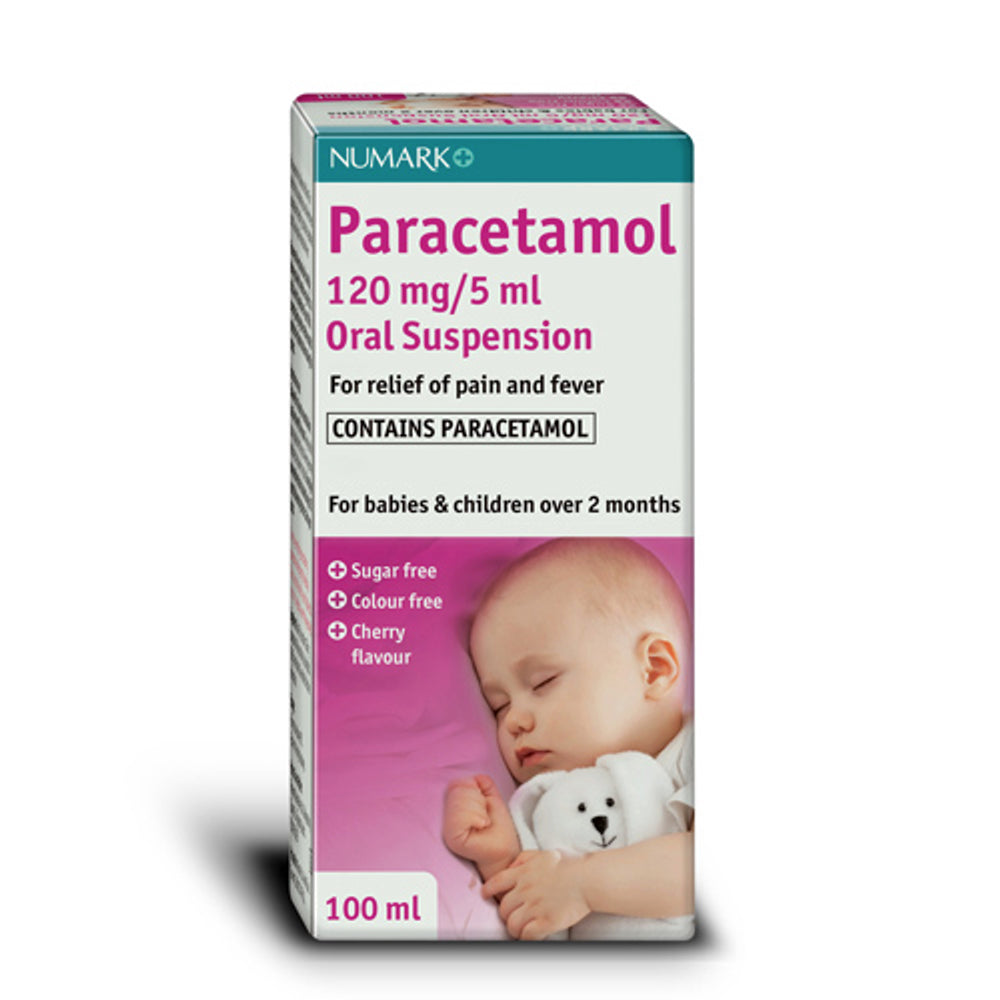 Paracetamol 120mg/5ml Oral Suspension - 100ml – Marks Tey Pharmacy