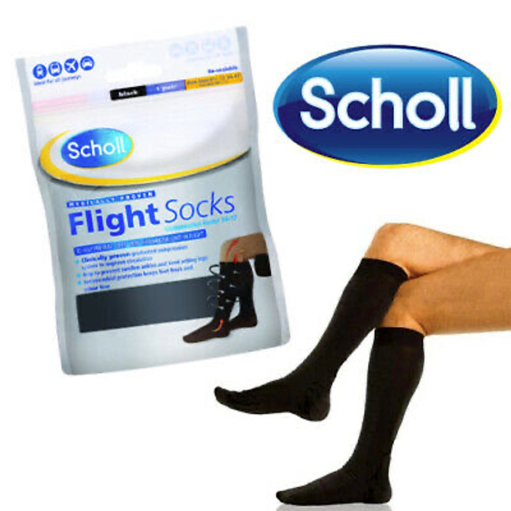 Scholl Flight Socks, Tired and swollen feet during travel? Scholl Flight  Socks help to relief aching legs and keeping your legs energetic all day  long whenever you travel! ✈️